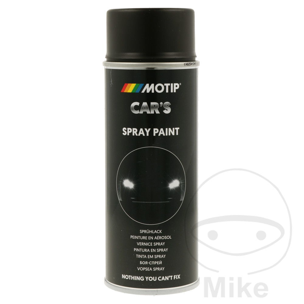 Dupli Color CARS Paint Spray Black 400ML Semi-Matt Dupli-Color